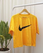تیشرت نخی دخترانه طرح نایکی 0821 - Image 4