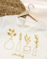بلوز شلوار زنانه طرح Plant Lady - Image 3