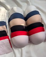 ست سوتین شورت ابری دکلته جلو نگین 33001