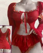 لباس خواب فانتزی حریر 5250 - Image 6