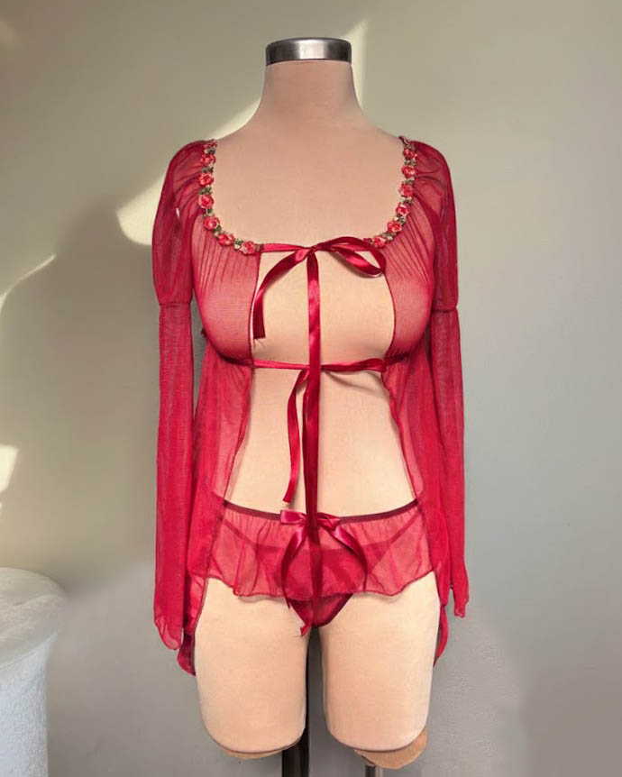 unnamed (12)1 لباس خواب فانتزی حریر 5250