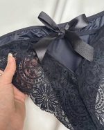 شورت زنانه فانتزی برند رونیا Ronia رنگ مشکی کد 1305 - Image 2